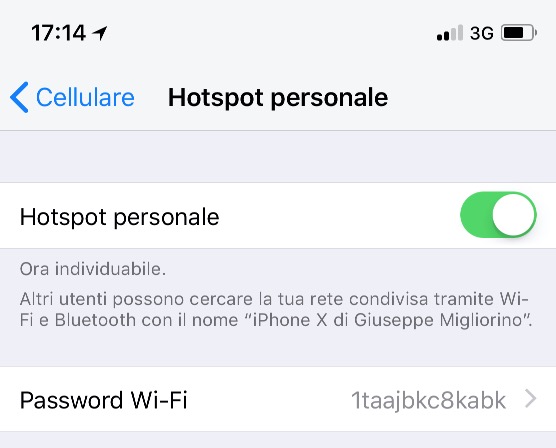 Apple accusata di aver violato un brevetto con “Hotspot Personale” su iOS