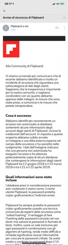 flipboard email