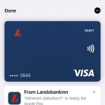 Apple Pay ufficialmente disponibile in Islanda