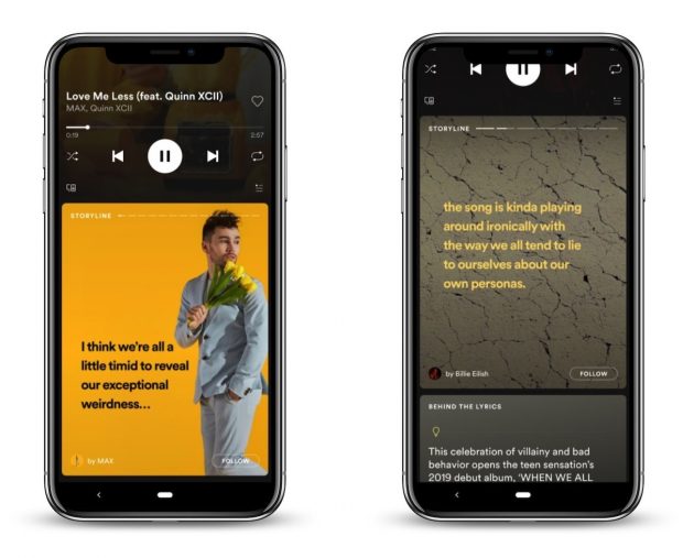 Spotify introduce “Storyline”, storie in stile Snapchat