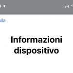 iOS 13 introduce una nuova schermata IMEI su iPhone