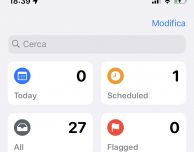 La nuova app Promemoria in iOS 13