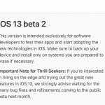 Apple rilascia la seconda beta di iOS 13