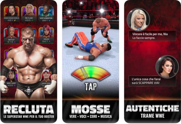 WWE Universe: l’autentico gioco del Wrestling ora sul tuo dispositivo iOS