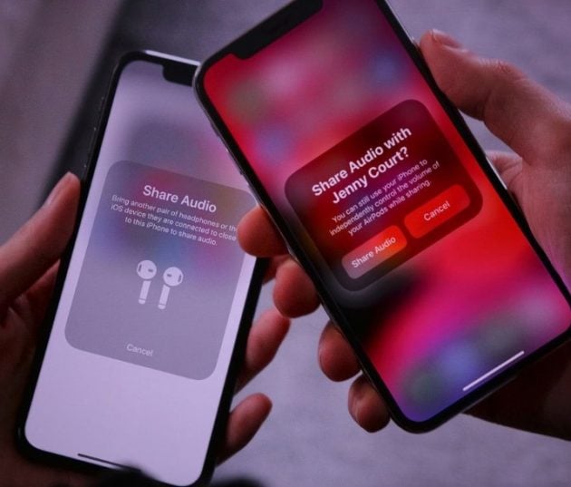 Come condividere l’audio su due diversi AirPods con iOS 13