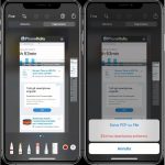 Come salvare o condividere una pagina Web Safari come PDF in iOS 13