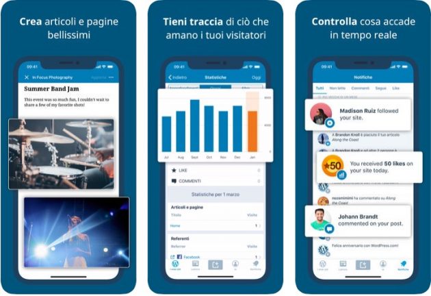 WordPress per iOS si aggiorna con tante novità