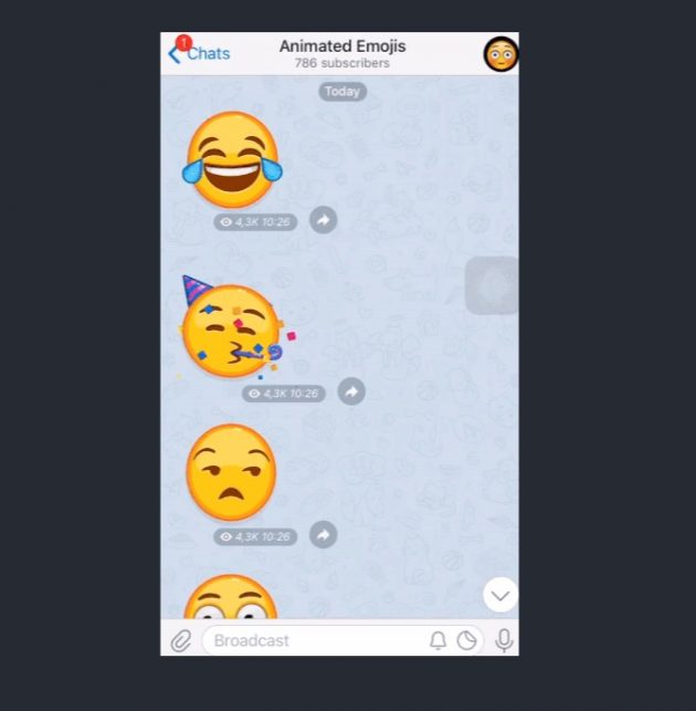 Su Telegram iOS arriveranno le emoji animate