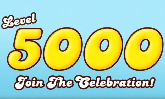 Candy Crush Saga celebra l’arrivo del livello 5.000!