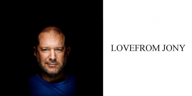 “LoveFrom Jony”: ecco il vero nome dell’azienda di Ive