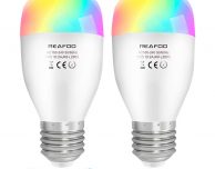 La lampadina smart di Reafoo che funziona anche con Alexa e Google Home