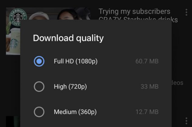 YouTube Premium, in arrivo il salvataggio offline dei video in 1080p