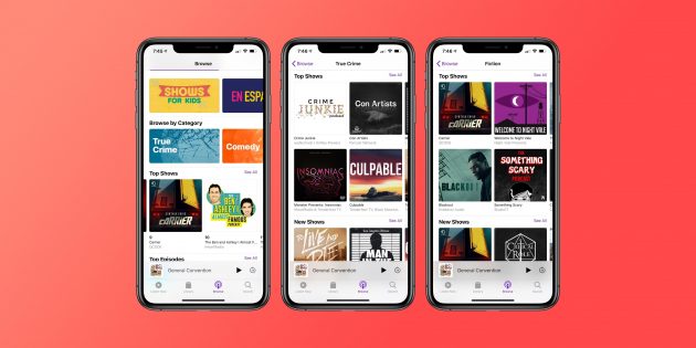 Apple aggiorna Podcast con nuove categorie e altri miglioramenti