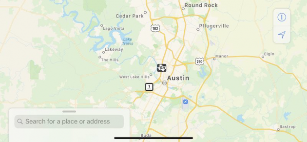 Apple: mappe migliorate in Texas, Louisiana e Mississippi