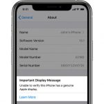 iPhone 11 e 11 Pro ti avviseranno se il display sostituito non è originale