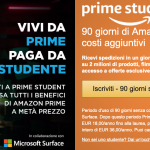 Amazon Prime Student: tutti i servizi Prime gratis per tre mesi e poi a metà prezzo!