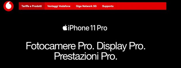 Le offerte di Vodafone per acquistare iPhone 11, iPhone 11 Pro e iPhone 11 Pro Max