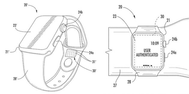 Apple Watch: cinturini smart descritti nei brevetti Apple