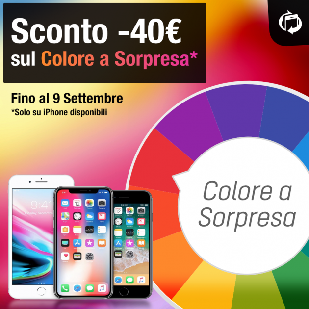 iPhone Ricondizionati, su TrenDevice risparmi 40€ acquistando col Colore a Sorpresa