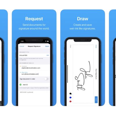 L’app SignEasy è partner ufficiale di Apple