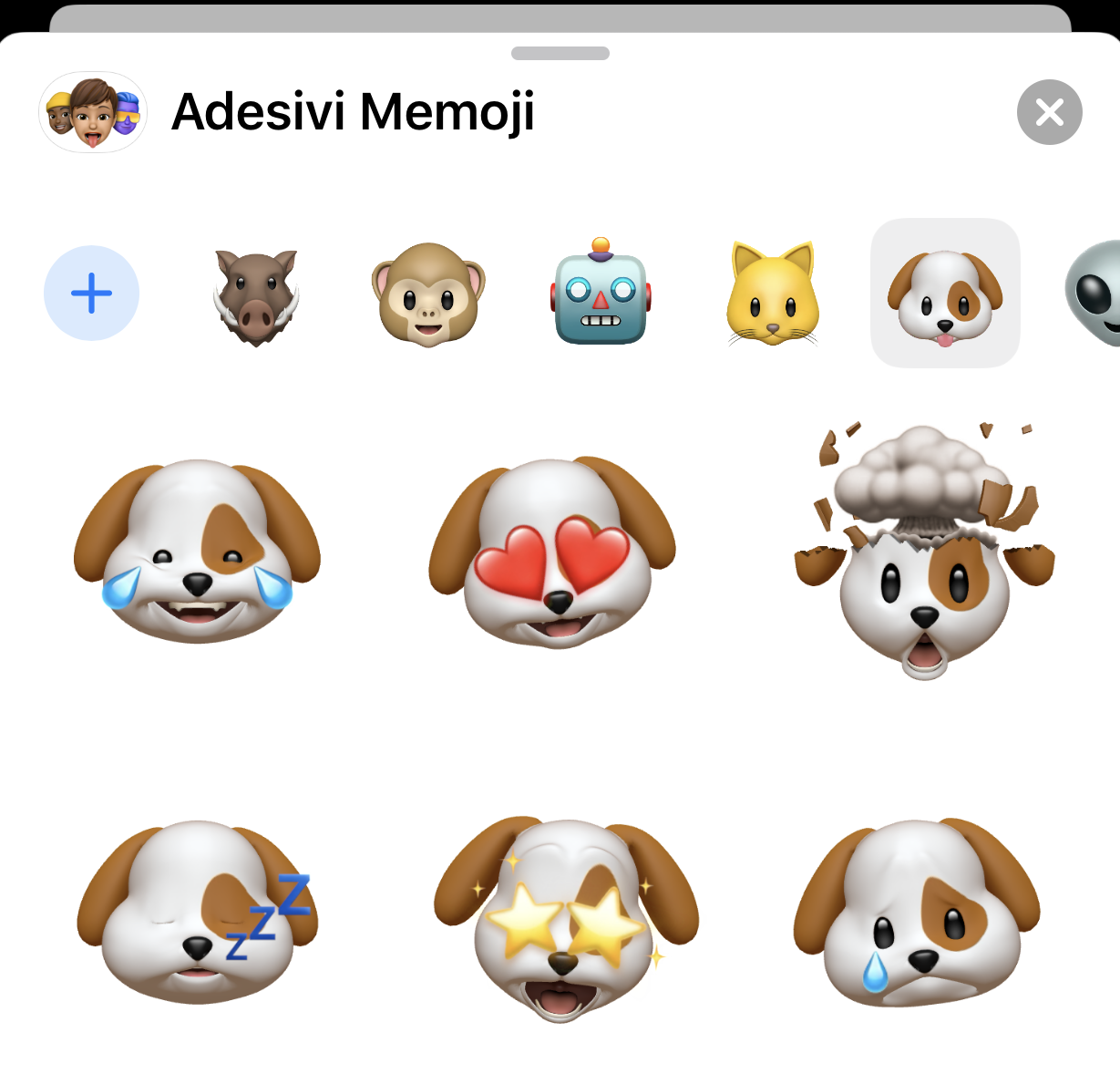 animoji animali