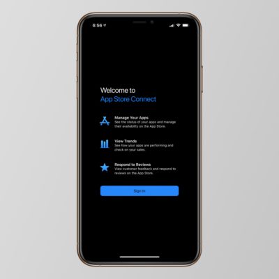 App Store Connect per iOS ora supporta la Dark Mode