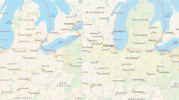 Apple aggiunge mappe dettagliate in varie zone degli Stati Uniti