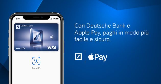 Apple Pay: da oggi disponibili Deutsche Bank e tante altre