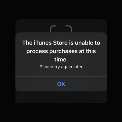 Su iPhone e iPad compare un errore legato ad iTunes Store