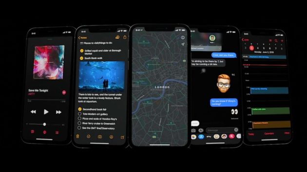 ios 13 dark mode