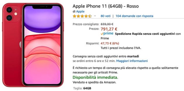 Su Amazon disponibili iPhone 11, iPhone 11 Pro e iPhone 11 Pro Max IN OFFERTA