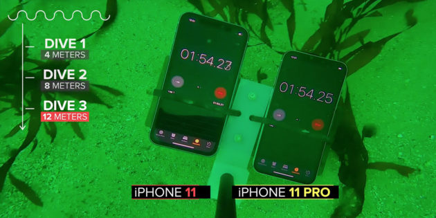 Test di impermeabilità estremo per iPhone 11 e 11 Pro