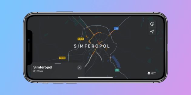 Apple cambia la rappresentazione della Crimea su richiesta della Russia