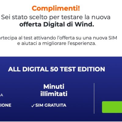 Wind lancia la prima eSIM per iPhone: 4,99€ al mese per minuti illimitati e 50 GIGA