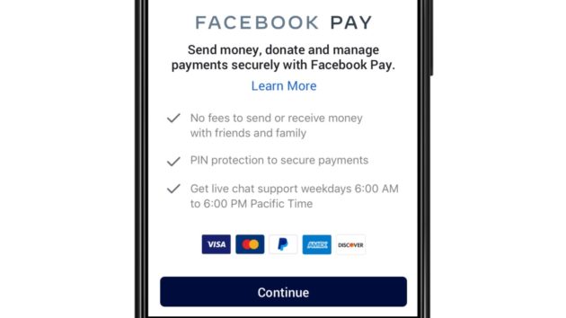 Facebook lancia la sfida ad Apple Pay con il suo nuovo sistema di pagamento