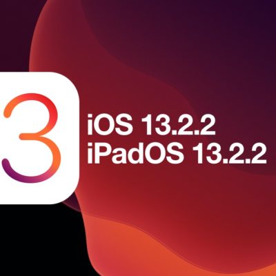 Apple rilascia iOS 13.2.2 e iPadOS 13.2.2: corretto il bug delle app in background