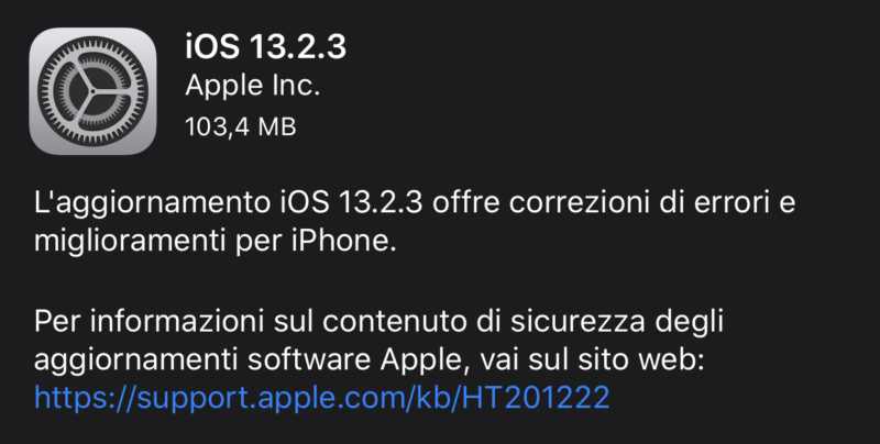 iOS 13.2.3