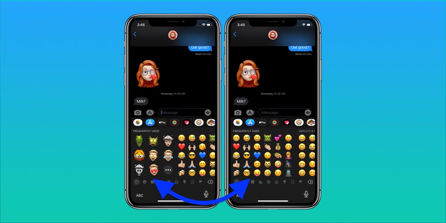 Disattivare gli sticker Memoji dalla tastiera su iPhone 