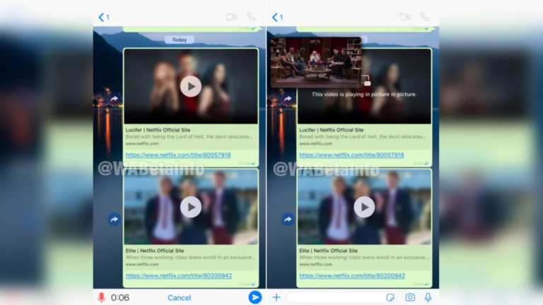 WhatsApp permette di guardare trailer Netflix direttamente in chat