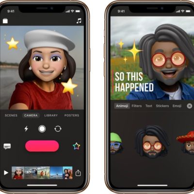 L’app Clips di Apple ora supporta Memoji, Animoji e nuovi adesivi