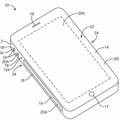Brevetto di Apple mostra un iPhone con display “sidewall”