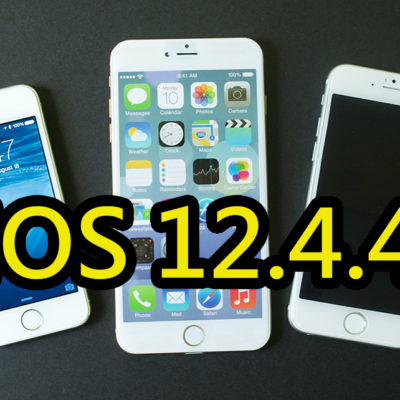 Apple rilascia iOS 12.4.4 per i dispositivi meno recenti