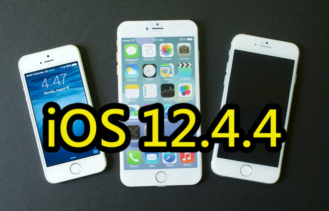 Apple rilascia iOS 12.4.4 per i dispositivi meno recenti