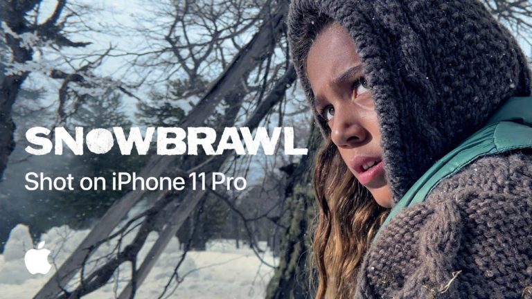 L’ultimo “Shot on iPhone 11 Pro” di Apple mostra una lotta cinematografica a palle di neve