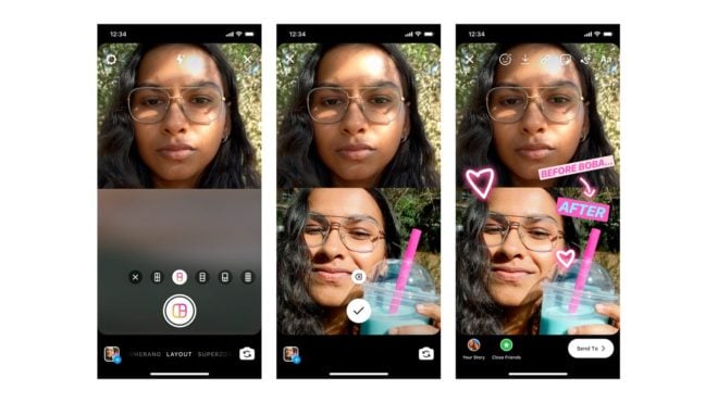 Instagram attiva le Storie con più foto in una