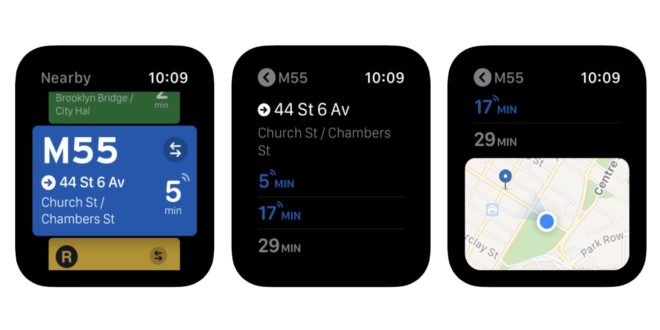 L’app Transit torna nuovamente su Apple Watch