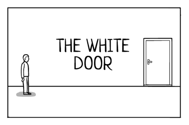 the white door rusty lake