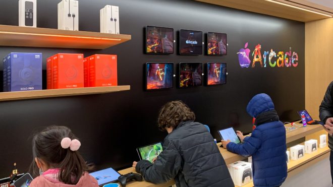 Apple Arcade: maggiore focus negli Apple Store