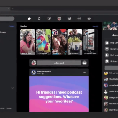 Facebook sta per lanciare la nuova interfaccia web con Dark Mode