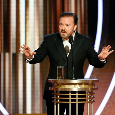 Ricky Gervais critica Apple ai Golden Globes